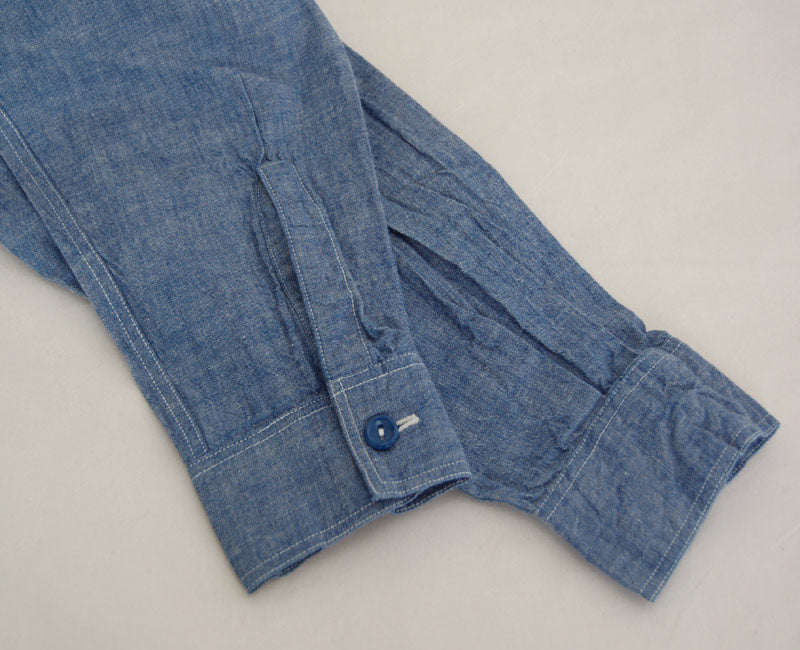 BUZZ RICKSON'S Lot No. BR25995 / BLUE CHAMBRAY WORK SHIRT (LONG SLEEVE)