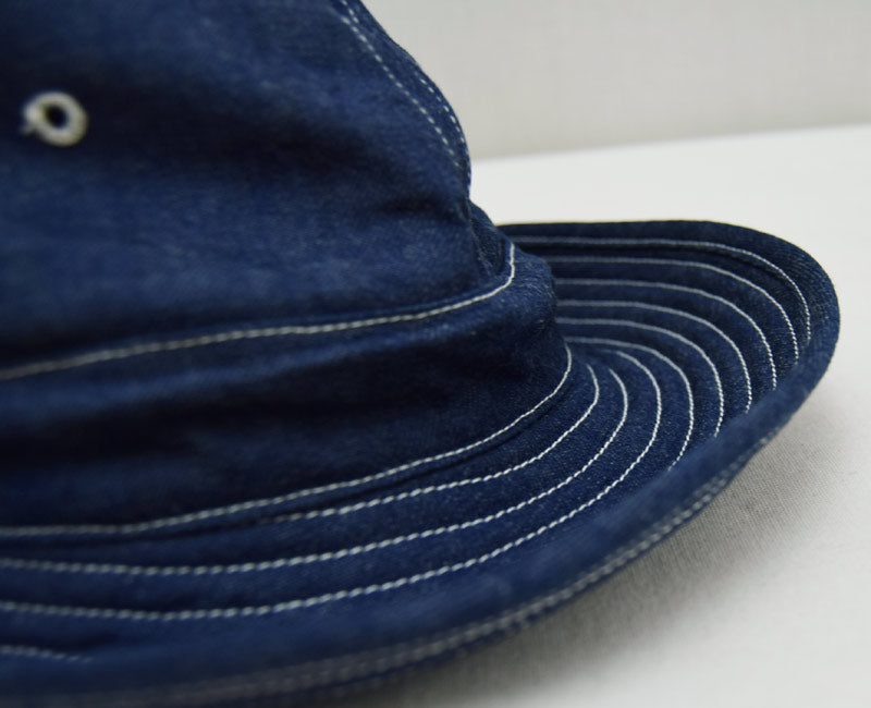 WAREHOUSE Lot 5200 DENIM ARMY HAT indigo denim