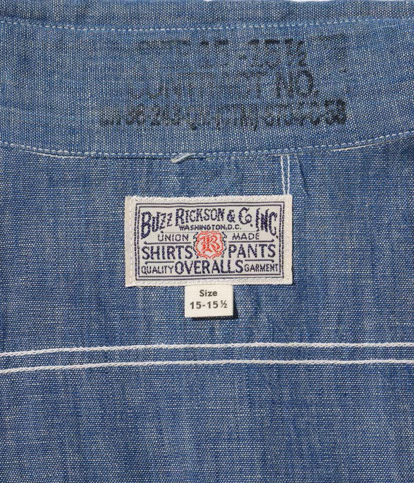 BUZZ RICKSON'S　Lot No. BR25995 / BLUE CHAMBRAY WORK SHIRT (LONG SLEEVE)