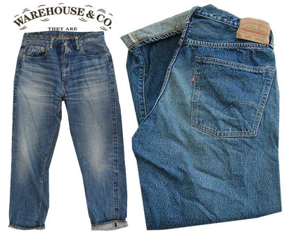 WAREHOUSE & CO.  2ND-HAND 1105 (USED WASH) WH-1105