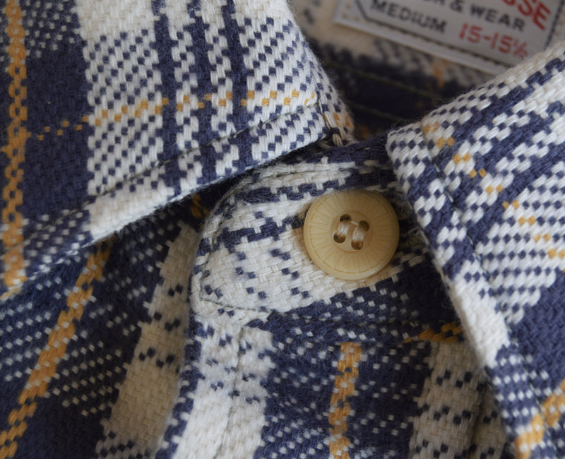 WAREHOUSE  FLANNEL SHIRTS E柄 D柄【2025 MODEL】OR1-NVY/BROWNネルシャツ Lot3104