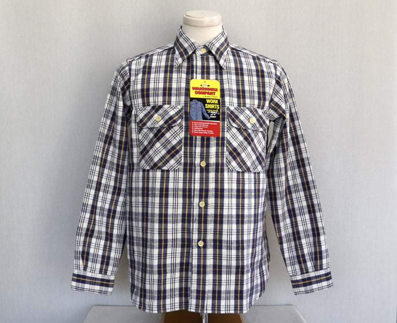 WAREHOUSE  FLANNEL SHIRTS E柄 D柄【2025 MODEL】OR1-NVY/BROWNネルシャツ Lot3104