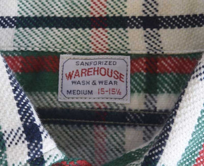 WAREHOUSE  FLANNEL SHIRTS C柄 ネルシャツ Lot3104