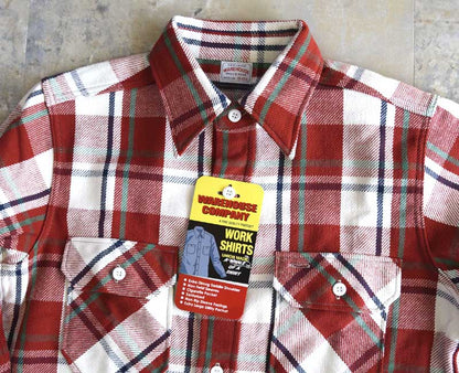 WAREHOUSE  FLANNEL SHIRTS C柄 ネルシャツ Lot3104