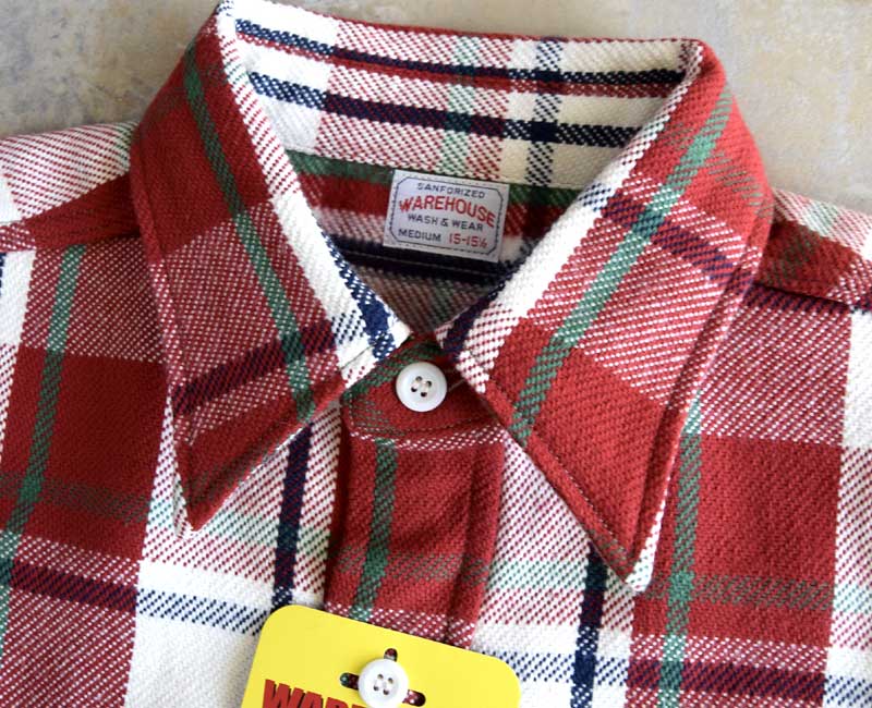 WAREHOUSE  FLANNEL SHIRTS C柄 ネルシャツ Lot3104
