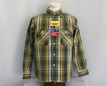 WAREHOUSE  FLANNEL SHIRTS E柄 D柄【2025 MODEL】OR1-NVY/BROWNネルシャツ Lot3104