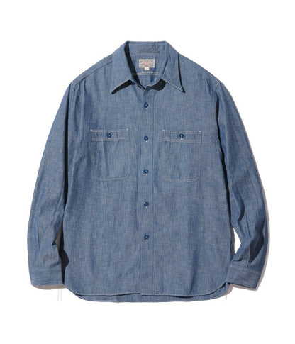 BUZZ RICKSON'S　Lot No. BR25995 / BLUE CHAMBRAY WORK SHIRT (LONG SLEEVE)