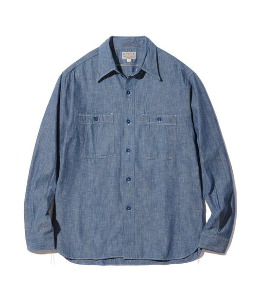 BUZZ RICKSON'S　Lot No. BR25995 / BLUE CHAMBRAY WORK SHIRT (LONG SLEEVE)
