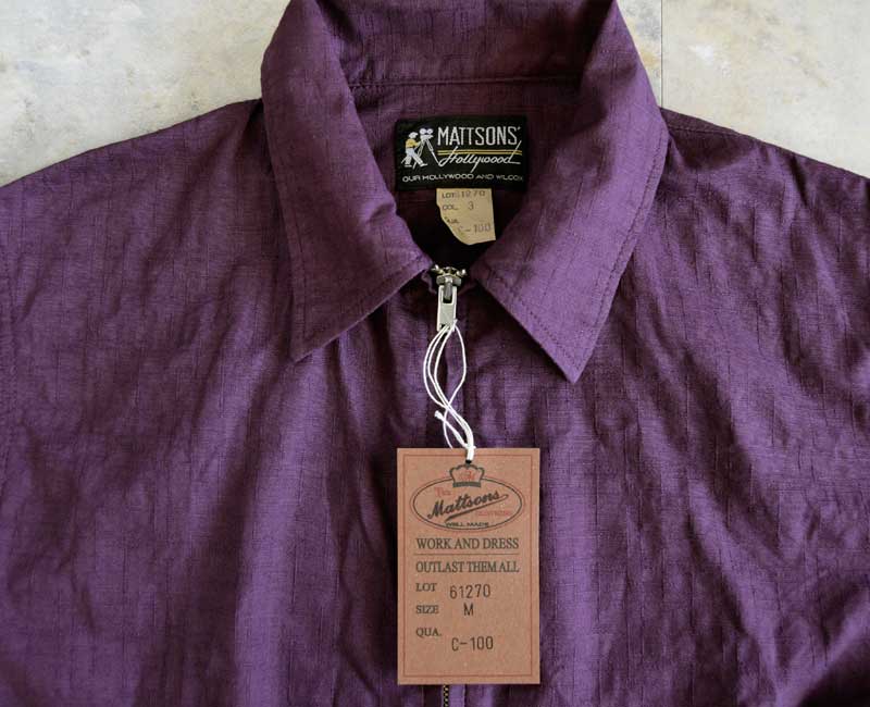 CUSHMAN クッシュマン 【MATTSONS' 】DOBBY CLOTH SPORTS JACKET ドリズラージャケット