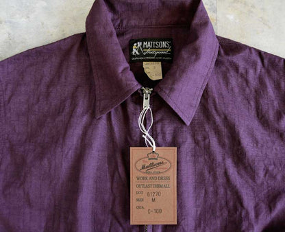 CUSHMAN クッシュマン 【MATTSONS' 】DOBBY CLOTH SPORTS JACKET ドリズラージャケット
