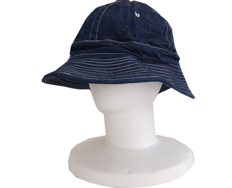 WAREHOUSE Lot 5200 DENIM ARMY HAT indigo denim