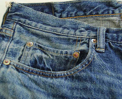 WAREHOUSE & CO.  2ND-HAND 1105 (USED WASH) WH-1105