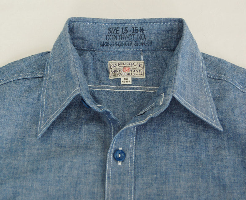 BUZZ RICKSON'S　Lot No. BR25995 / BLUE CHAMBRAY WORK SHIRT (LONG SLEEVE)