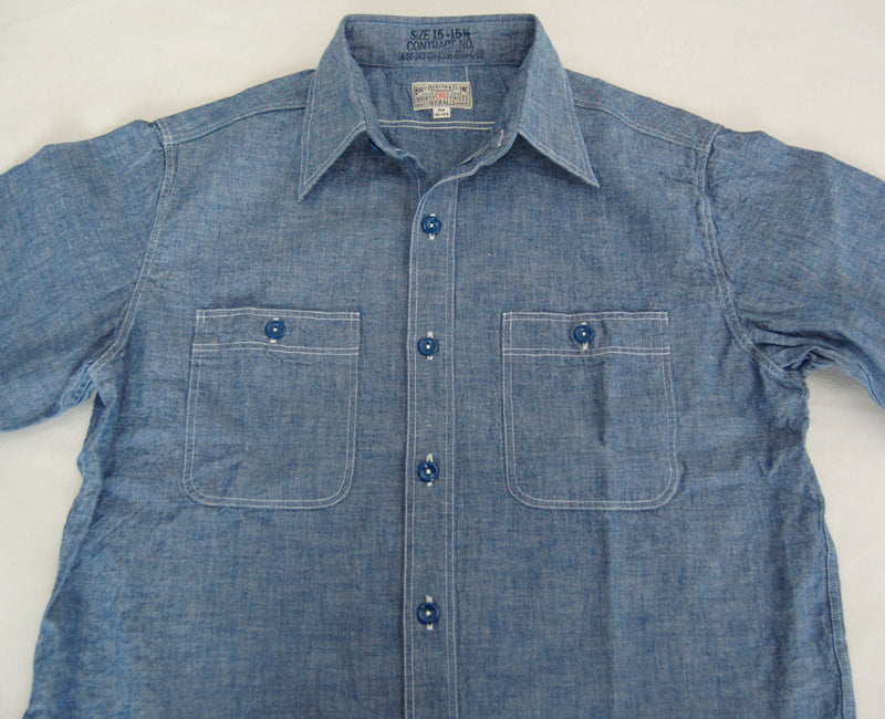 BUZZ RICKSON'S　Lot No. BR25995 / BLUE CHAMBRAY WORK SHIRT (LONG SLEEVE)