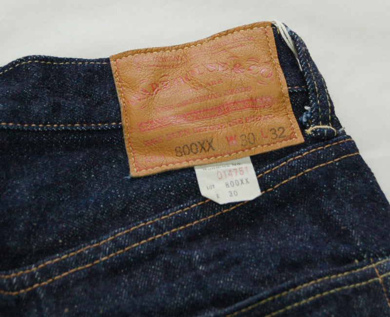 WH-800XX ：WAREHOUSE JEANS 800XX(STANDARD) ONE WASH