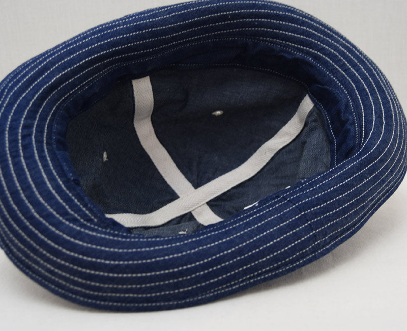 WAREHOUSE Lot 5200 DENIM ARMY HAT indigo denim