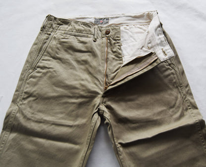 BR40025/ Buzz Ricksons  BR40025 / BUZZ RICKSON’S ORIGINAL SPEC. CHINOS KHAKI (ONE WASH)