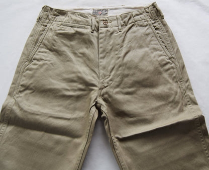 BR40025/ Buzz Ricksons  BR40025 / BUZZ RICKSON’S ORIGINAL SPEC. CHINOS KHAKI (ONE WASH)