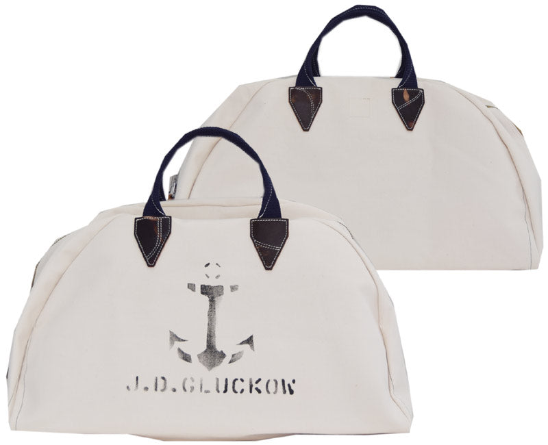 Warehouse & Co. John Gluckow Lot JG-B03 Sailor’s Transit Bag – Vintage Naval Canvas Duffel Bag Made in Japan