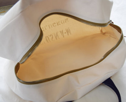 Warehouse & Co. John Gluckow Lot JG-B03 Sailor’s Transit Bag – Vintage Naval Canvas Duffel Bag Made in Japan