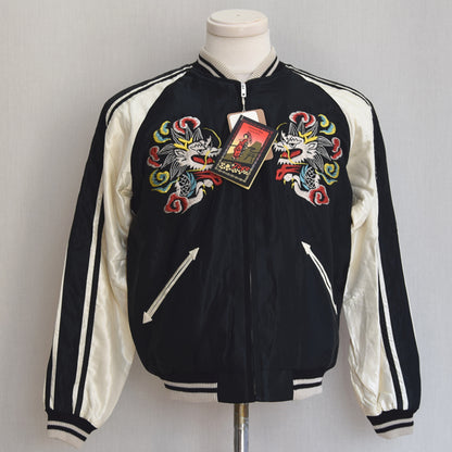 TAILOR TOYO テーラー東洋 TT15682-119 Acetate Souvenir Jacket “WHITE DRAGON × EAGLE” 1950年代初期モデル スカジャン