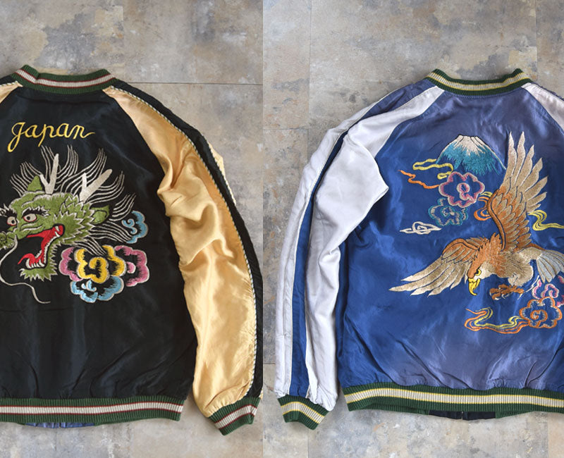 TAILOR TOYO テーラー東洋 TT15683-119 Early 1950s Style Acetate Souvenir Jacket “DRAGON HEAD” × “EAGLE” AGING MODEL スカジャン
