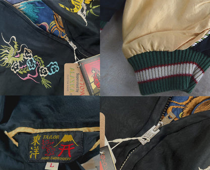 TAILOR TOYO テーラー東洋 TT15683-119 Early 1950s Style Acetate Souvenir Jacket “DRAGON HEAD” × “EAGLE” AGING MODEL スカジャン