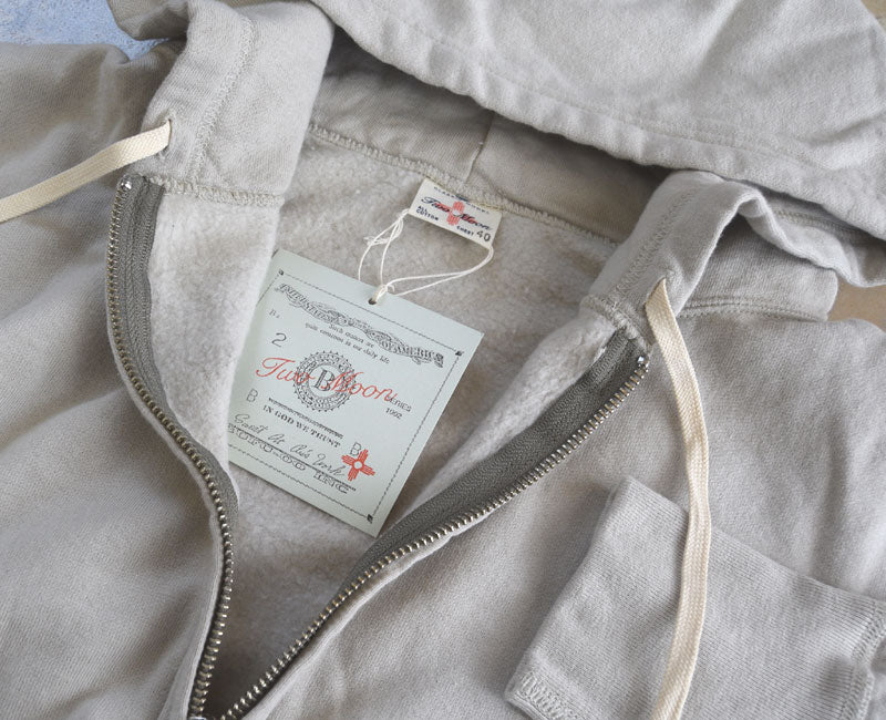 TWO MOON 10191 Light Weight Full-Zip SWEAT SHIRT PARKA