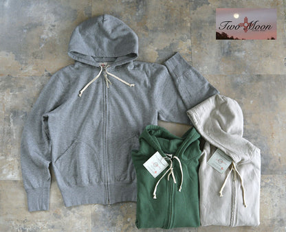 TWO MOON 10191 Light Weight Full-Zip SWEAT SHIRT PARKA