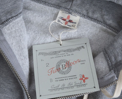 TWO MOON 10191 Light Weight Full-Zip SWEAT SHIRT PARKA