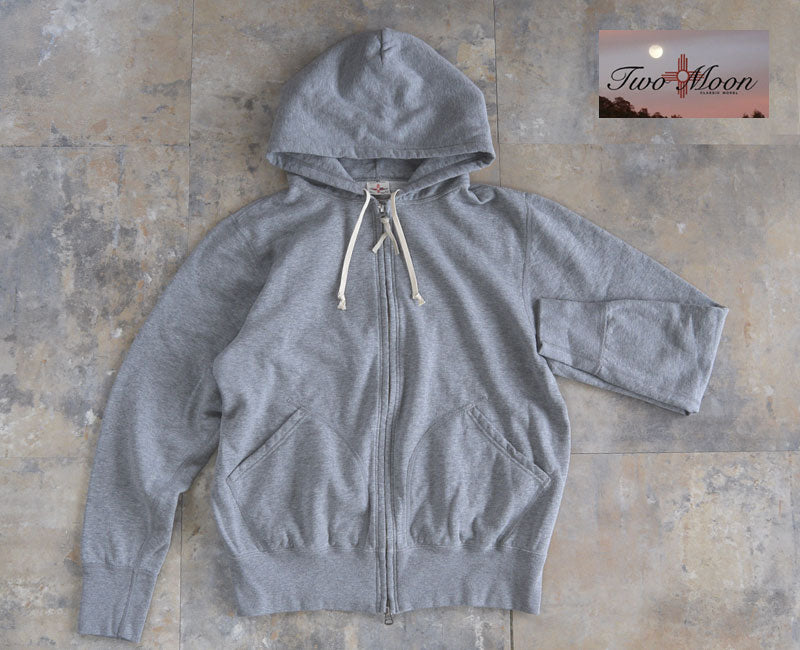 TWO MOON 10191 Light Weight Full-Zip SWEAT SHIRT PARKA