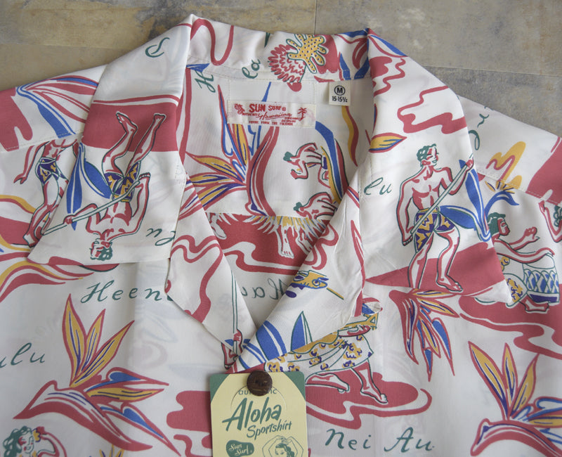 SS39411 ：SUN SURF  OPEN SHIRTS HAWAII CALLS hawaiian shirt　