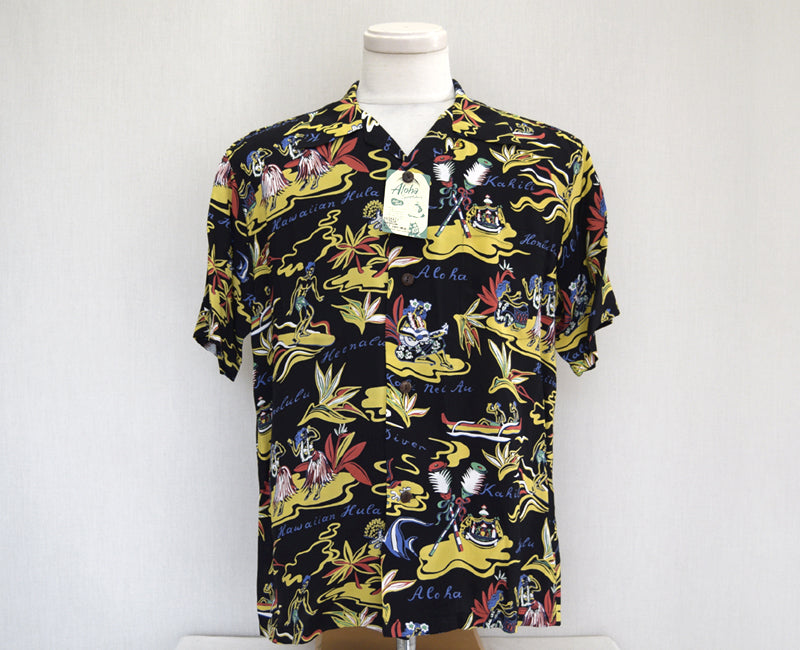 SS39411 ：SUN SURF  OPEN SHIRTS HAWAII CALLS hawaiian shirt　