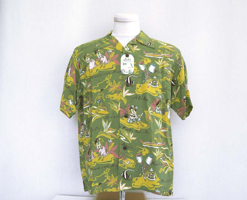 SS39411 ：SUN SURF  OPEN SHIRTS HAWAII CALLS hawaiian shirt　