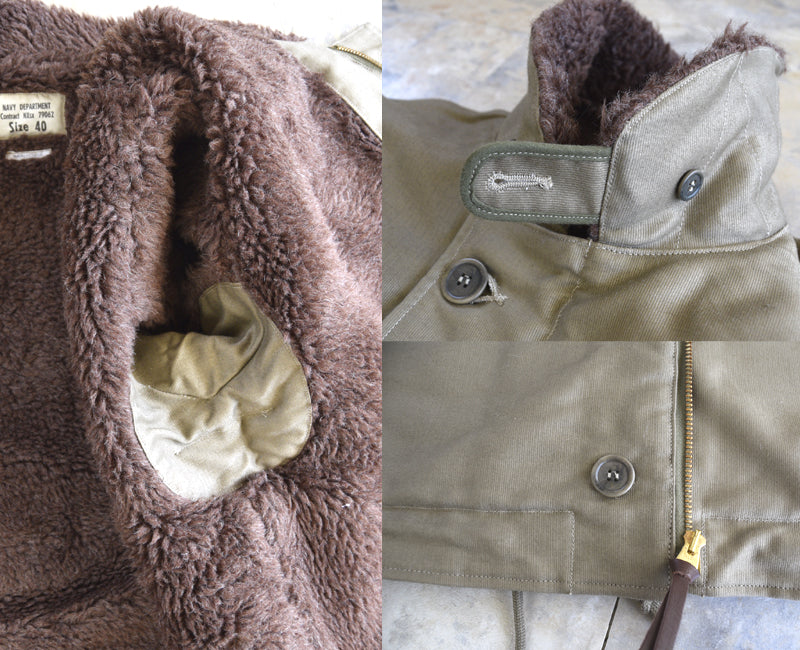 WH-2227 ：WAREHOUSE Lot2227 FINAL FORM OF WW2 1945 N-1 WINTER JACKET /KHAKI (NXSX)