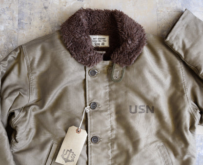 WH-2227 ：WAREHOUSE Lot2227 FINAL FORM OF WW2 1945 N-1 WINTER JACKET /KHAKI (NXSX)