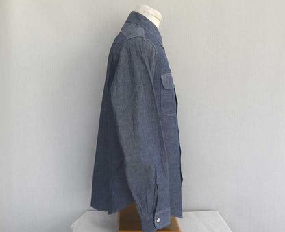 SUGAR CANE  BLUE CHAMBRAY WORK SHIRT (LONG SLEEVE) Lot No. SC27850