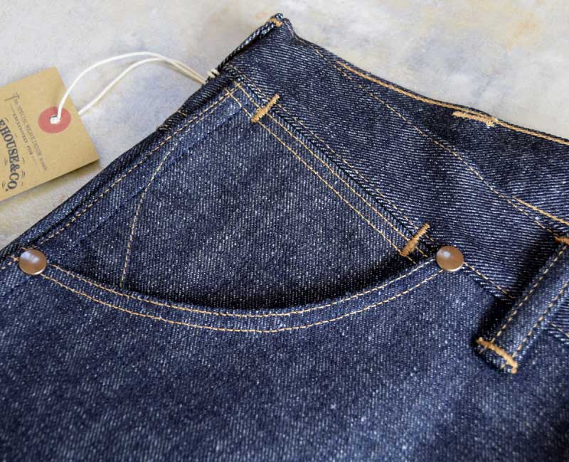 WH-1008 ：WAREHOUSEJEANS Lot 1008 1947 MW Pre-Rodeo Jeans INDIGO